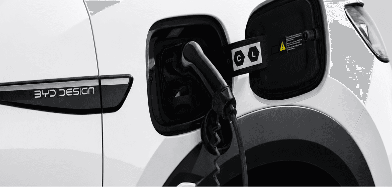 BYD ATTO 2 low-profile charging port