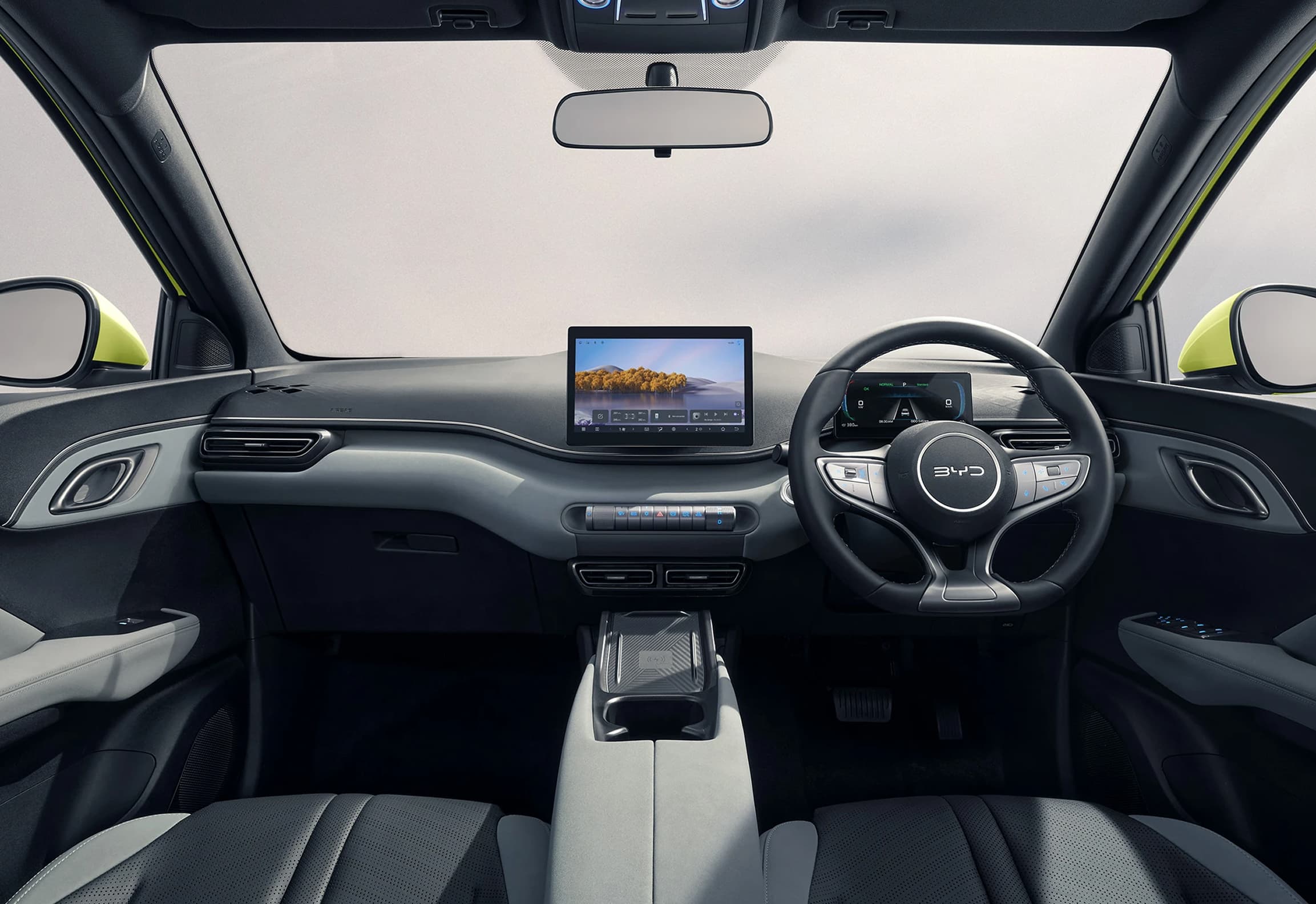 BYD Sealion 6 dashboard and steering wheel